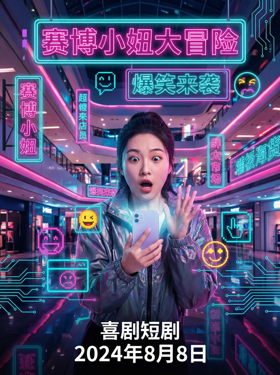 圣墟番外篇完整版 搞笑喜剧短剧 - 赛博小妞大冒险海报